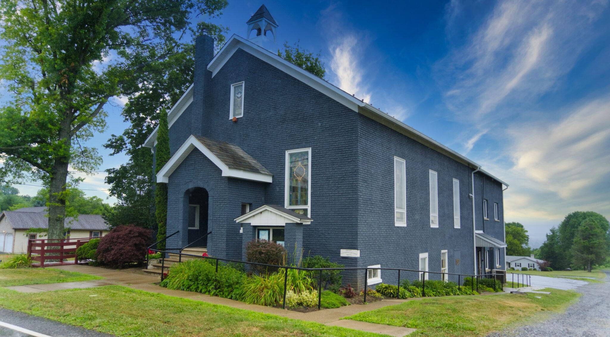 Blue Church Exterior